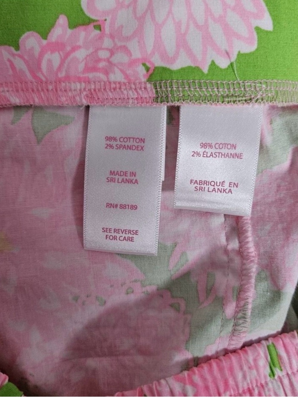 Lilly Pulitzer Alista Stretch Shorts Seaside Garden Size Small - Picture 5 of 5